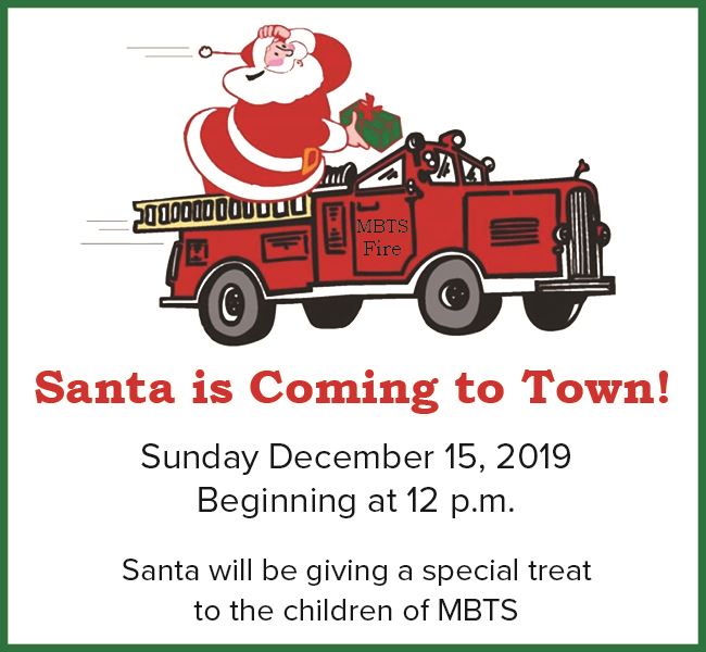 Santa Fire Truck 2019